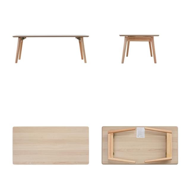 永井興産 折りたたみ テーブル 幅90cm スクエア コンパクト 子供 ロー