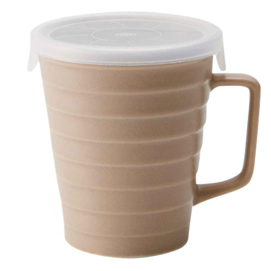 マグカップ フタ付き 230ml 陶器 日本製 （ 電子レンジ対応 食洗機対応