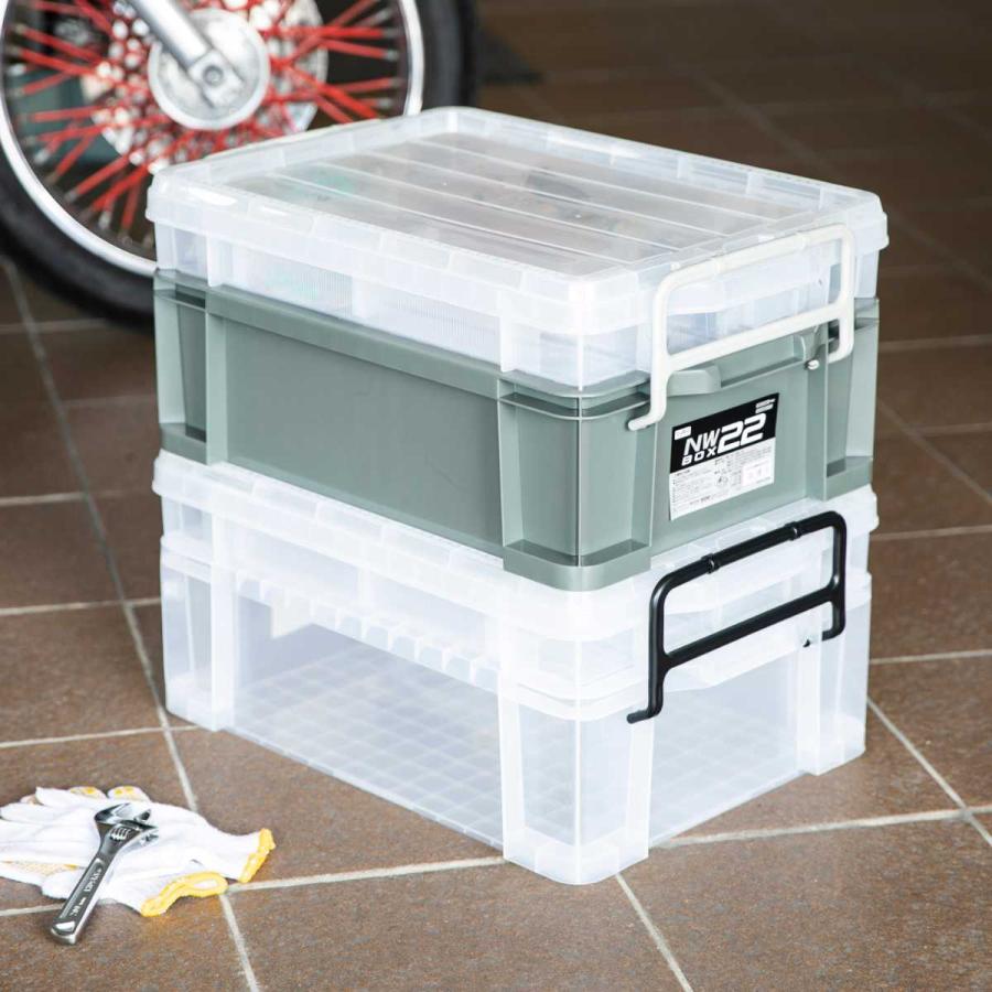 JEJアステージ 収納ボックス 幅37.9×奥行54.5×高さ24.5cm 2段 NW