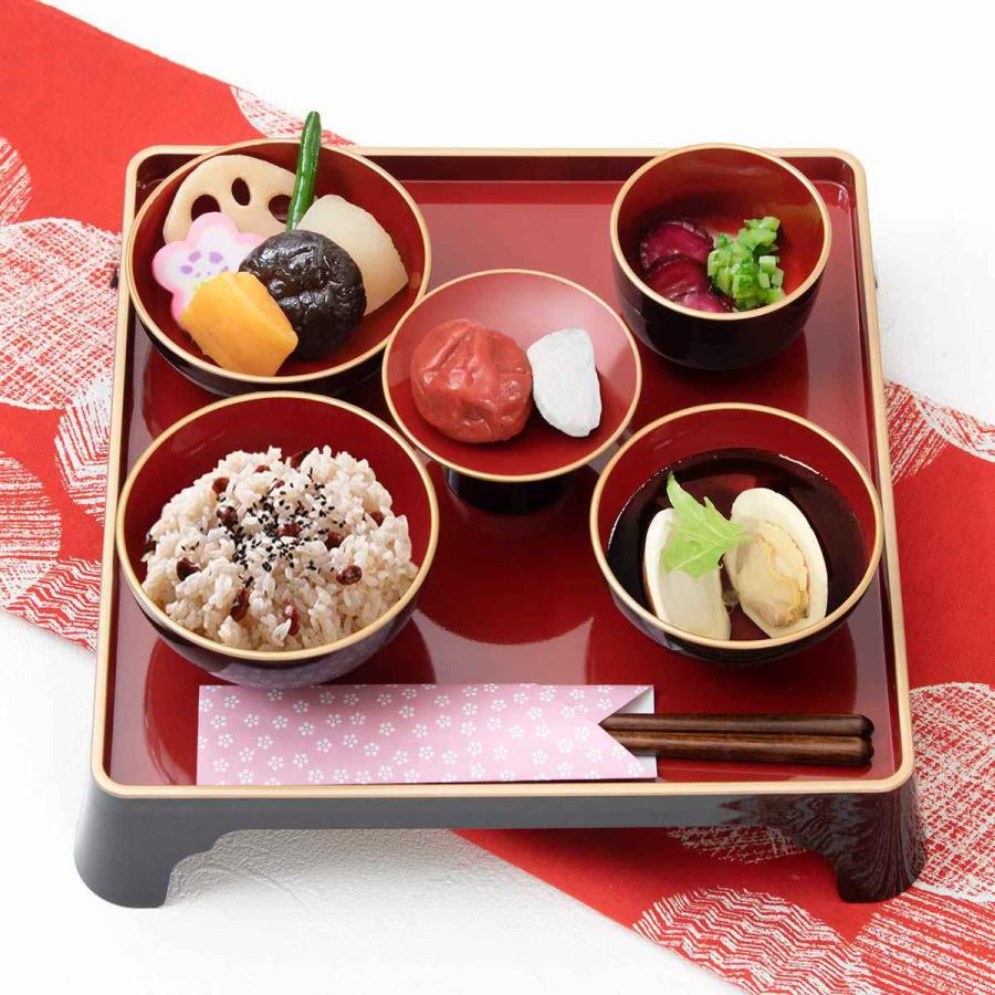 宮本産業 お食い初め膳 食器セット 漆器 プラスチック 日本製 