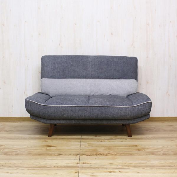 ソファ 二人掛け 幅130cm 耐ひっかき傷 ファブリック 脚付き