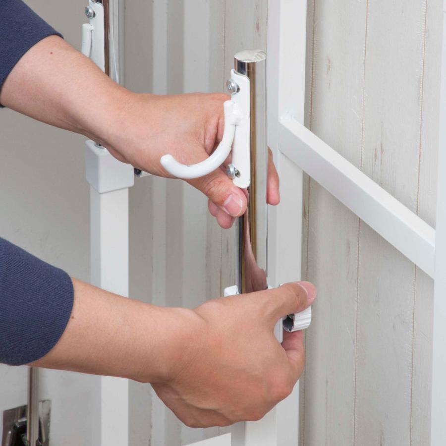 突っ張り バイクスタンド 高さ198〜273cm ラック （ つっぱり 突っぱり