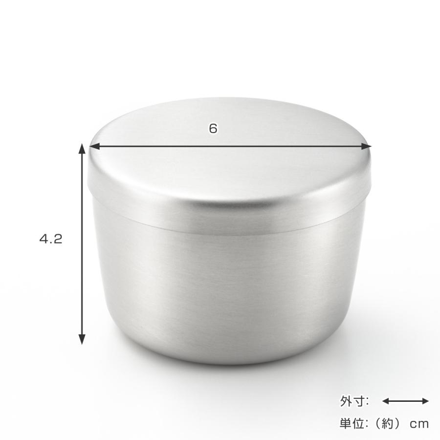 ヨシカワ 保存容器 ステンレス 日本製 まる缶 丸型 andシリーズ