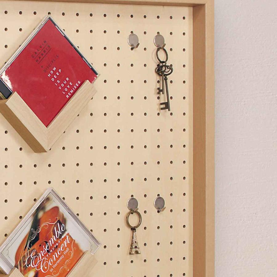 有孔ボード 90×120cm フック付き 壁面収納 （ パンチングボード