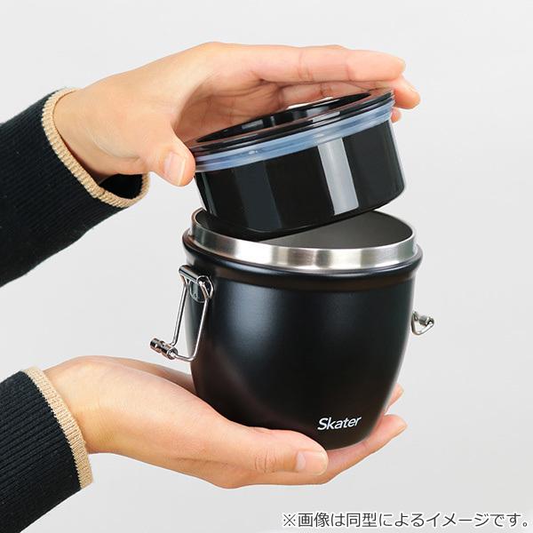 弁当箱 保温 丼 抗菌 550ml 真空ステンレス 保温弁当箱 ハローキティ タイニーチャム （ キティ 保冷 ランチジャー 保温ジャー 銀 AG ）｜livingut｜06