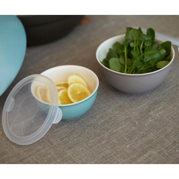 超軽量ボウル L 蓋付き 550ml 電子レンジ対応 食洗機対応 BOWL WITH