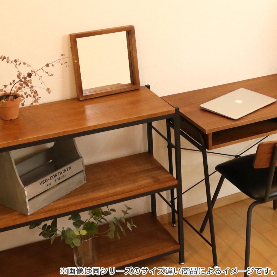 ボックスミラー 幅45cm Paulo 木製 桐 壁掛け （ 鏡 ミラー 壁掛け