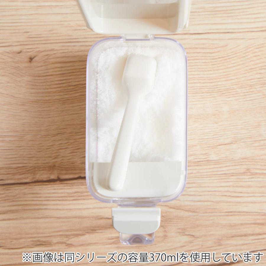 MARNA 調味料ポット ワイド 600ml GOOD LOCK CONTAINER （ 調味料入れ 砂糖 塩 密閉 保存 容器 ポット 大さじ1 スプーン付き ）｜livingut｜16