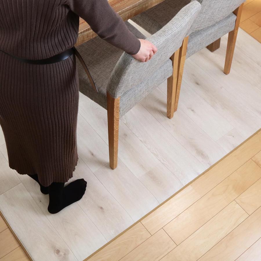 フェデポリマーブル ラグ 182×230cm ラグマット ラスティックオーク 消