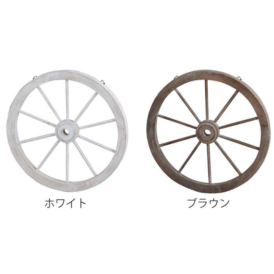 オーナメント ウッド・ホイール S （ ガーデニング雑貨 車輪 木製