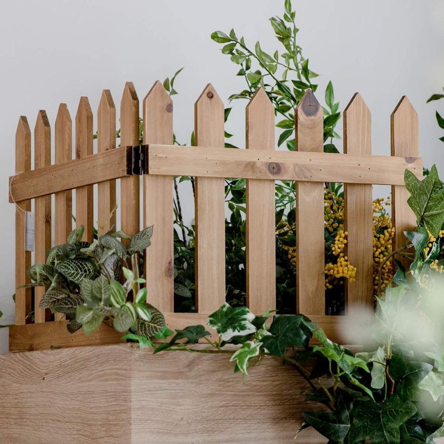 ガーデンフェンス ルオント・ウッドフェンス 2連 （ フェンス 柵 木製