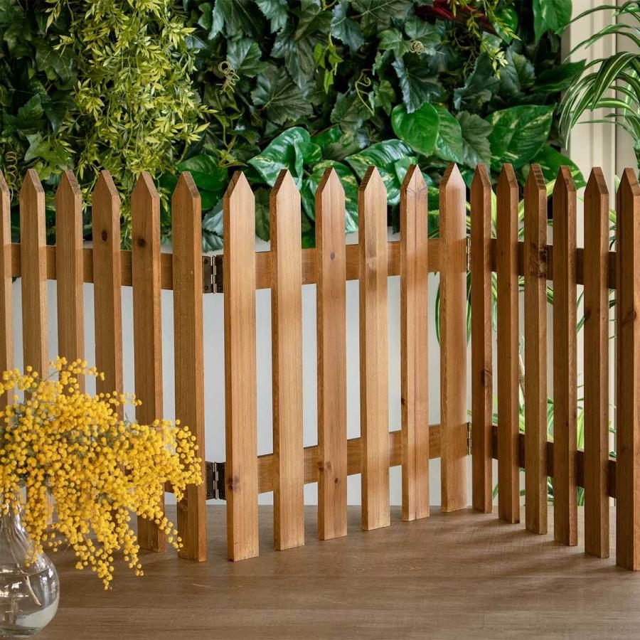 ガーデンフェンス ルオント・ウッドフェンス 3連 （ フェンス 柵 木製