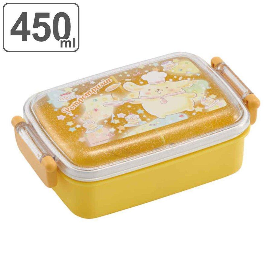 スケーター お弁当箱 1段 450ml 抗菌 ふわっと タイトランチ ポムポム 
