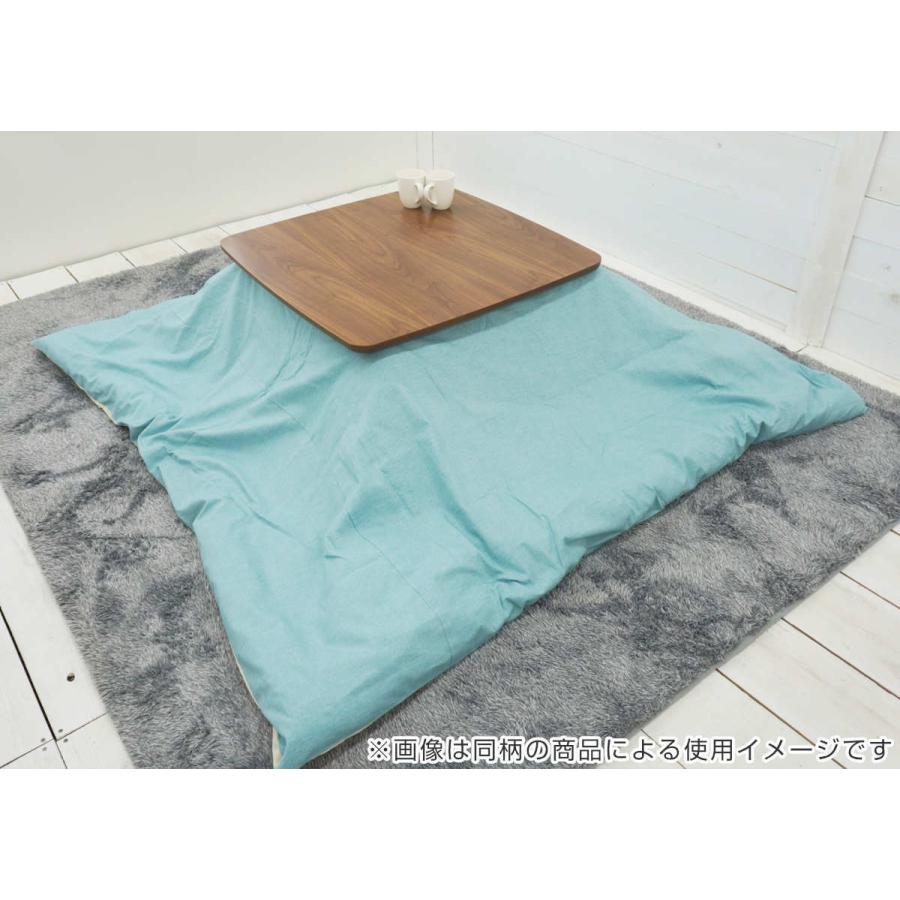 こたつ布団 楕円形 厚掛け 210×300cm 丸 日本製 綿100％ 消臭