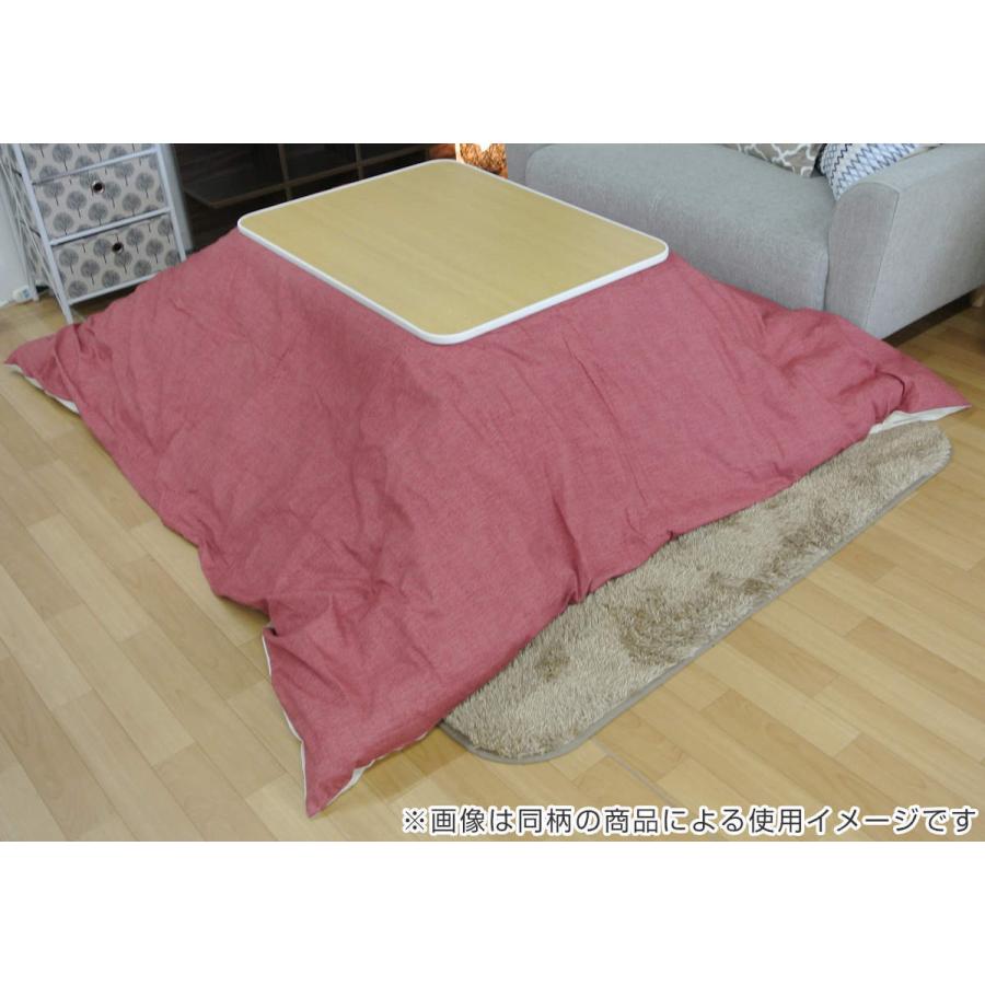【美品】厚掛けコタツ布団 日本製 円形 210cm こたつ布団 円形 厚掛け 直径210cm 丸 日本製 綿100％ 消臭（ コタツ