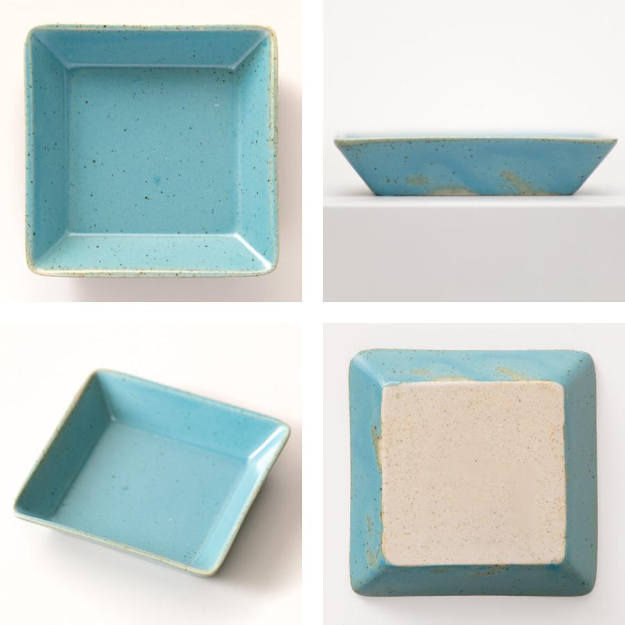 プレート 8.5cm S KASANE スクエア 陶器 同色4枚セット ( 食洗 プレート 8.5cm S KASANE スクエア 陶器 同色4枚セット ( 食洗