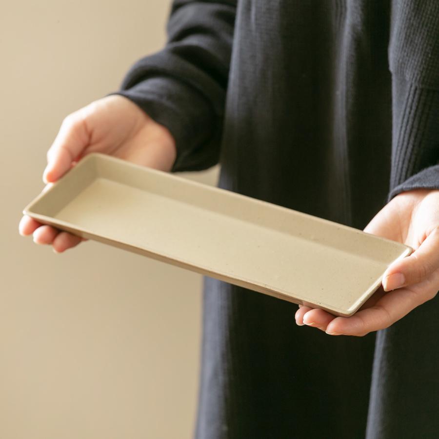 プレート 27cm KASANE ワイド 陶器 ( 食洗機対応 皿 長皿 長角 プレート 27cm KASANE ワイド 陶器 ( 食洗機対応 皿 長皿 長角