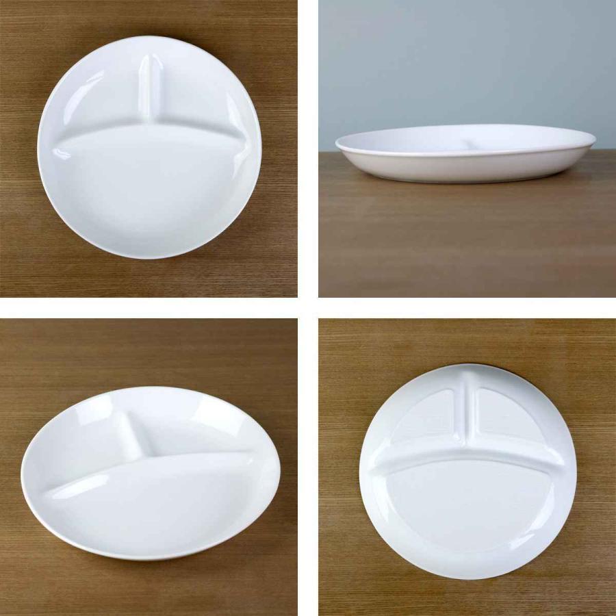 ランチプレート 23cm 軽量 ラウンド 磁器 （ 食洗機対応 電子レンジ