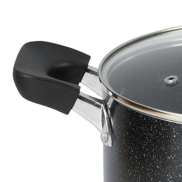 パール金属 寸胴鍋 21cm IH対応 ママディナー ガラス蓋付き （ ih ガス