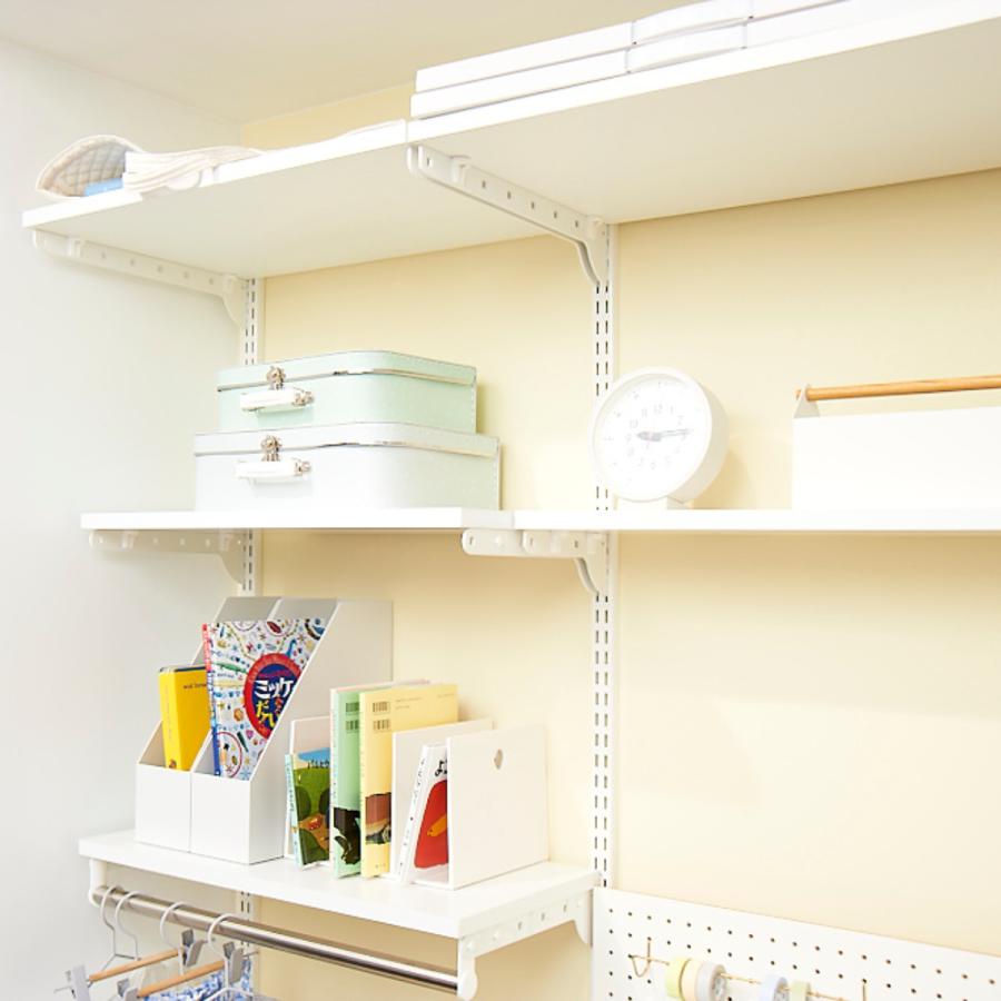 壁面収納 FKレール 幅61.5cm フィットラック （ 棚柱 支柱 レール