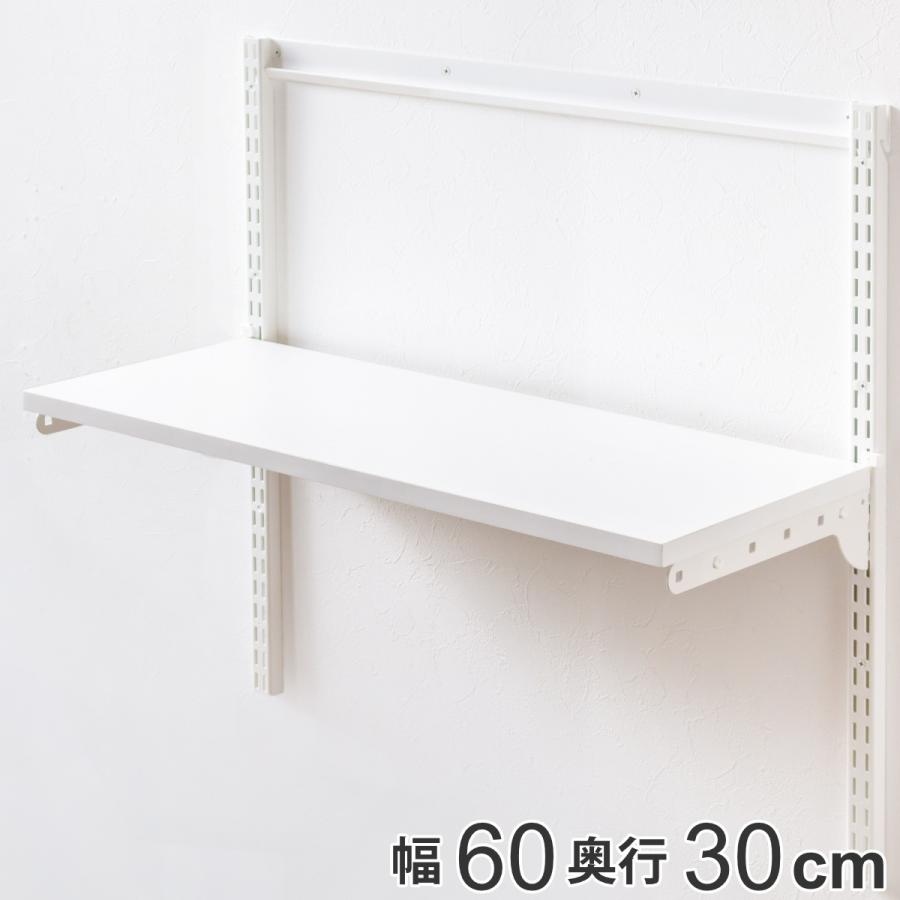 壁面収納 棚 幅60cm×奥行30cm TSセット フィットラック （ 棚板 木製