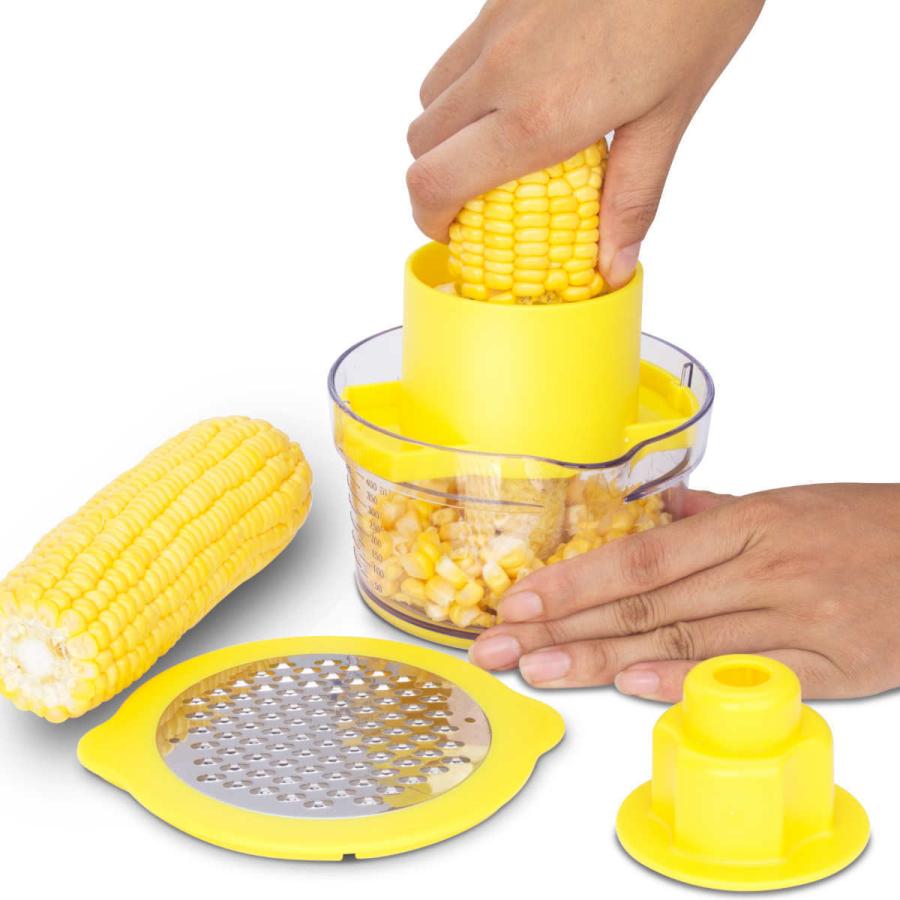 EKO コーンストリッパ−＆おろしセット おろし器 コーンカッター 食洗