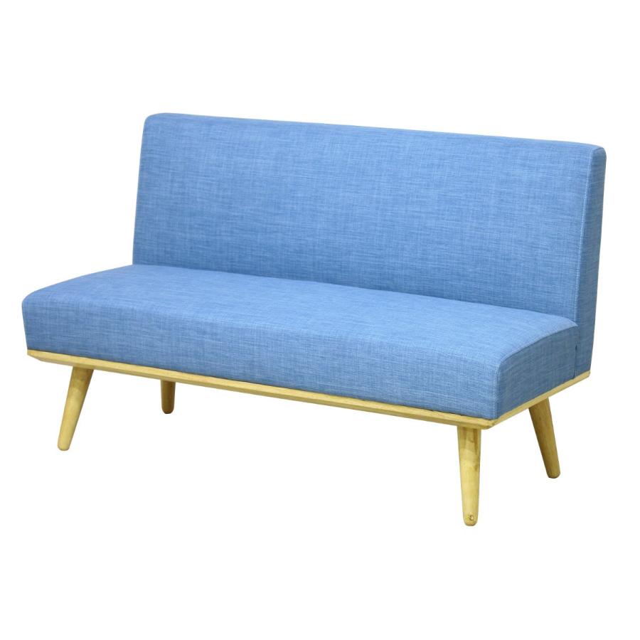 ソファ カウチ 2点セット 右カウチ L字 木製 ファブリック （ リビング