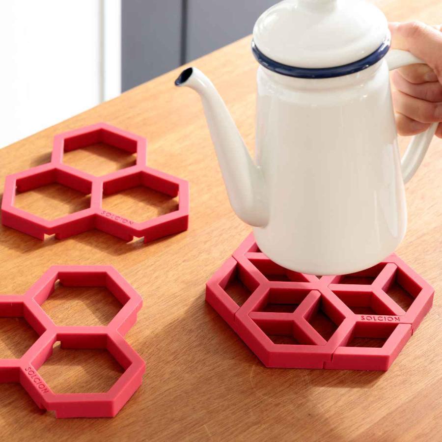 ⭐️北欧デザイン シリコン製 鍋敷き 2枚セット tower 鍋敷き 鍋しき シリコン 北欧 山崎実業 タワー キッチンツール