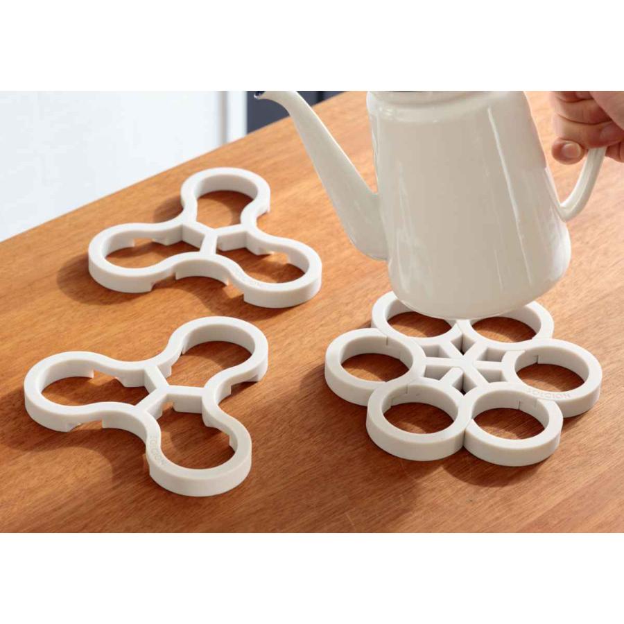 イケックス工業 鍋敷き シリコン製 2WAY Tangle Pot Stand イケックス工業 鍋敷き シリコン製 2WAY Tangle Pot Stand