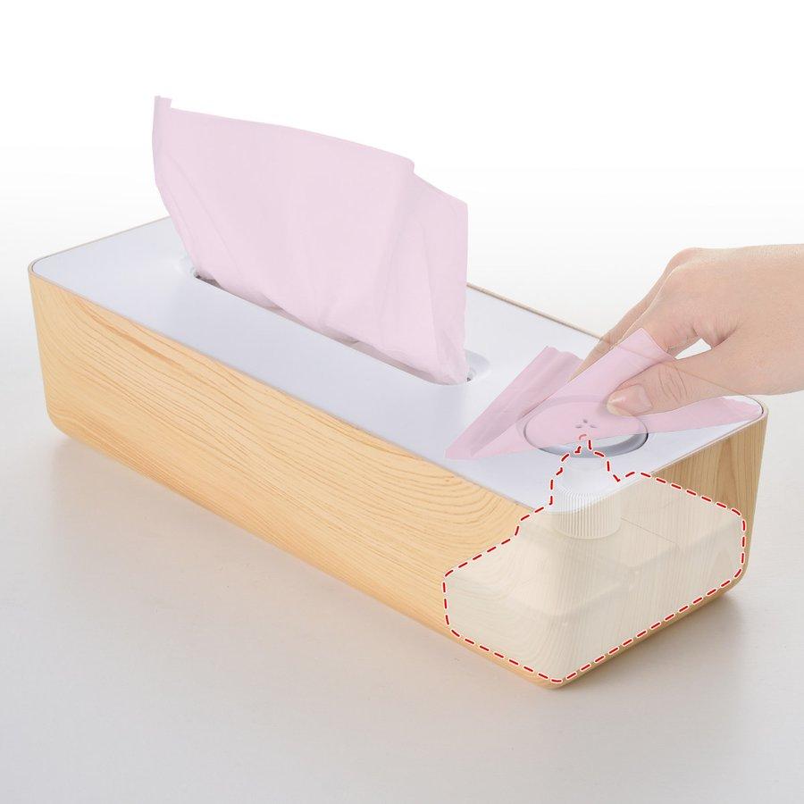 ティッシュボックス ルテラ プレミアム ライトブラウン ティッシュカバー ティッシュケース おしゃれ シンプル 木目調 北欧 リビングート ヤフー店 通販 Yahoo ショッピング