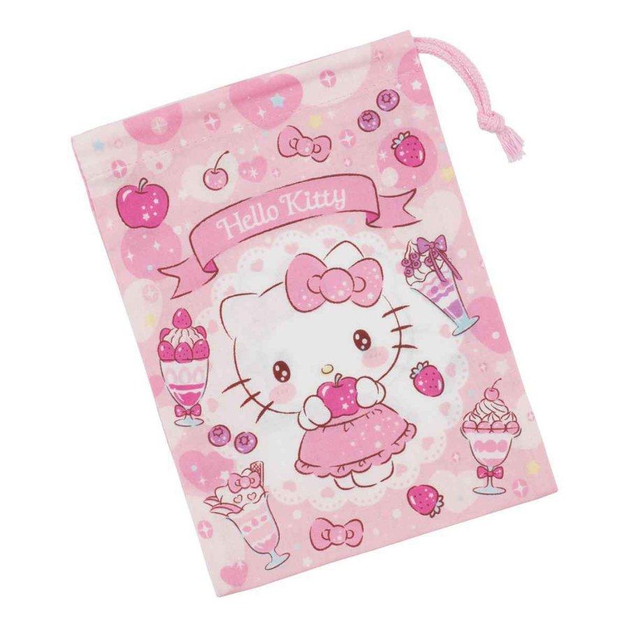 コップ袋 ハローキティ スウィーツ キティ 巾着袋 巾着 コップ入れ 歯ブラシ 給食 キッズ 日本製 リビングート ヤフー店 通販 Yahoo ショッピング