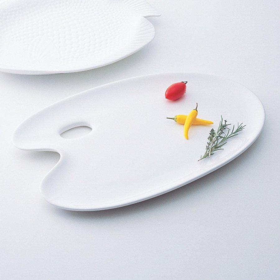 プレート パレットプラター 40cm M.STYLE グランデビアンカ 磁器 （ 食