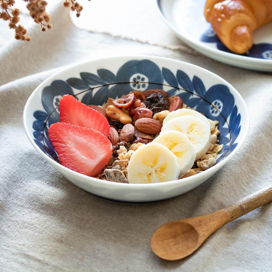 ボウル 15cm ブロッサム 磁器 美濃焼 5個セット （ 食洗機対応 電子