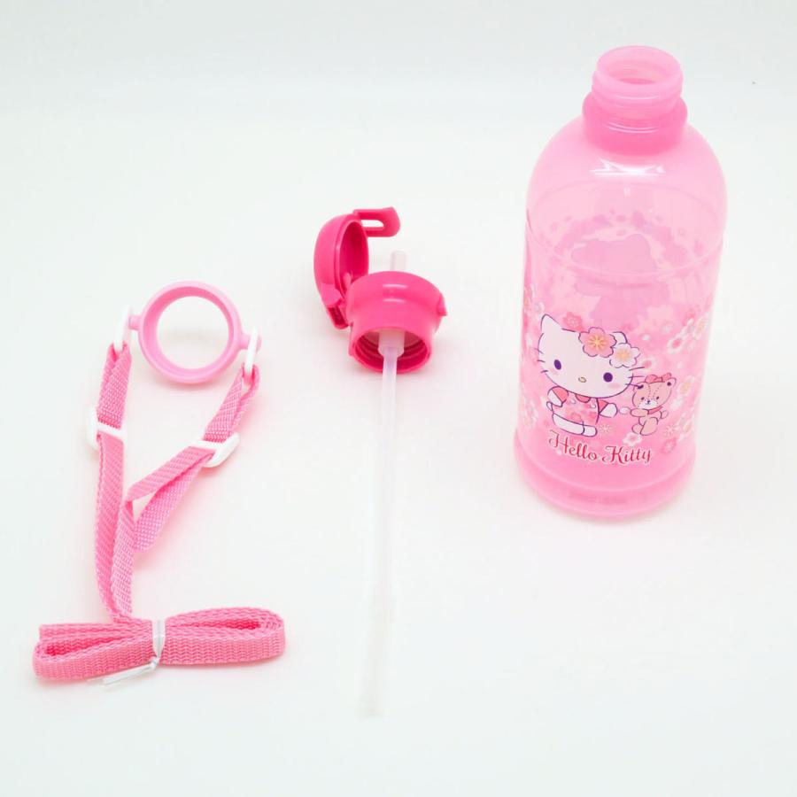 OSK 水筒 キッズ 400ml プラスチック ストロー ハローキティ OSK 水筒 キッズ 400ml プラスチック ストロー ハローキティ
