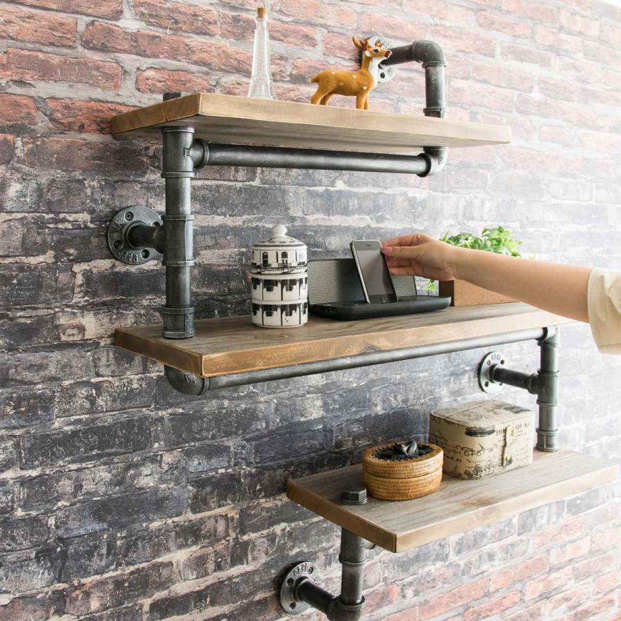 ウォールシェルフ ウォールラック おしゃれ 店舗什器 インダストリアル