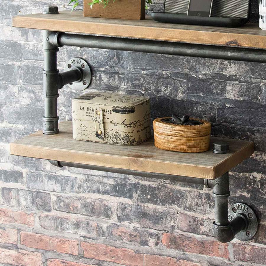 宮武製作所 ウォールラック 3段 インダストリアル調 配管フレーム 幅