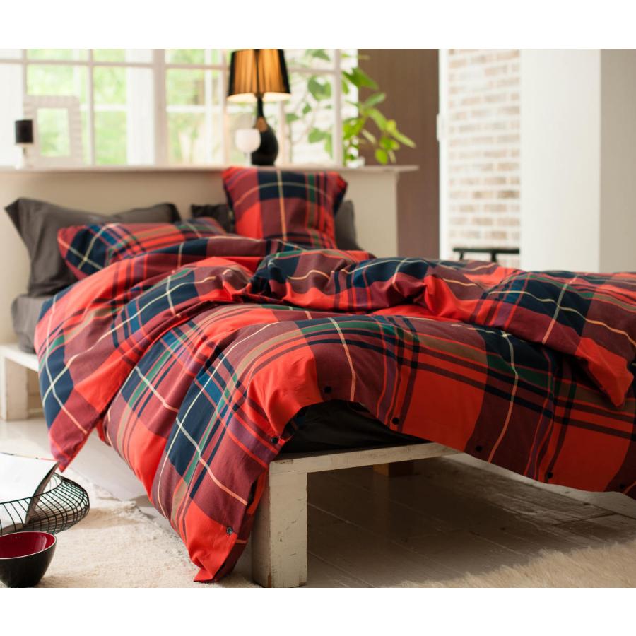 掛け布団カバー Fab the Home シングル ハイランド チェック柄 綿100