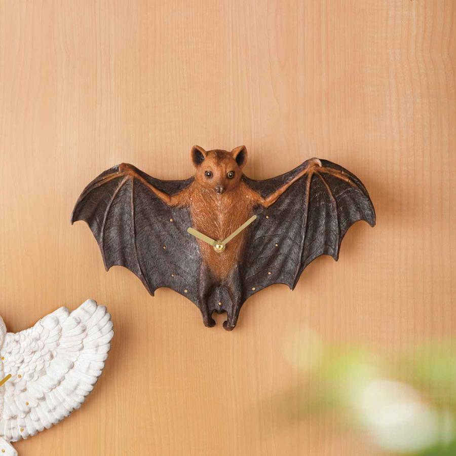 壁掛け時計 コウモリ インテリア ユニーク アナログ 掛け時計 壁掛時計 壁掛け 時計 かけ時計 とけい クロック 雑貨 こうもり 33 リビングート ヤフー店 通販 Yahoo ショッピング
