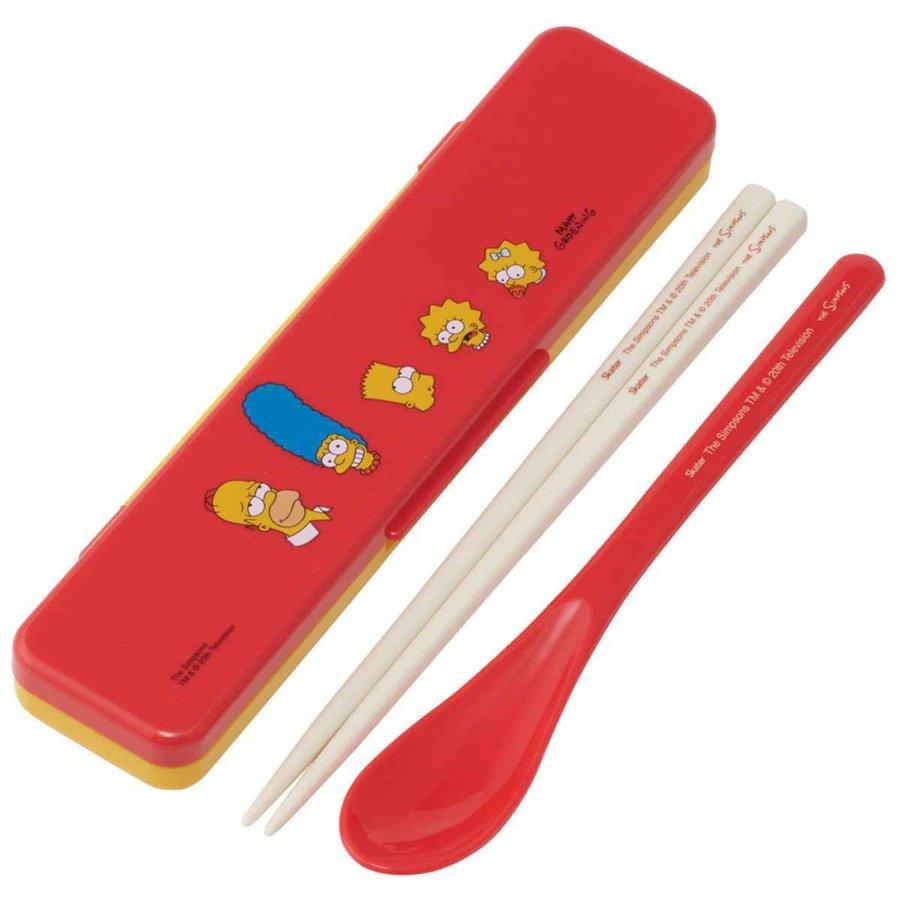スケーター コンビセット 18cm 抗菌 箸 スプーン ザ・シンプソンズ
