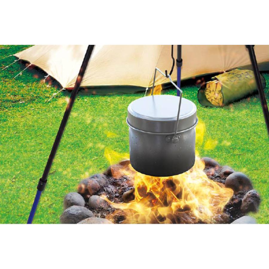 HAC（ハック） アウトドアトライポッド 幅50×奥行50×高さ80cm