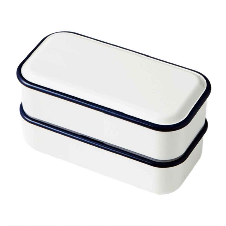 弁当箱 550ml 2段 レトロモーダ スクエアランチ （ お弁当箱 ランチ