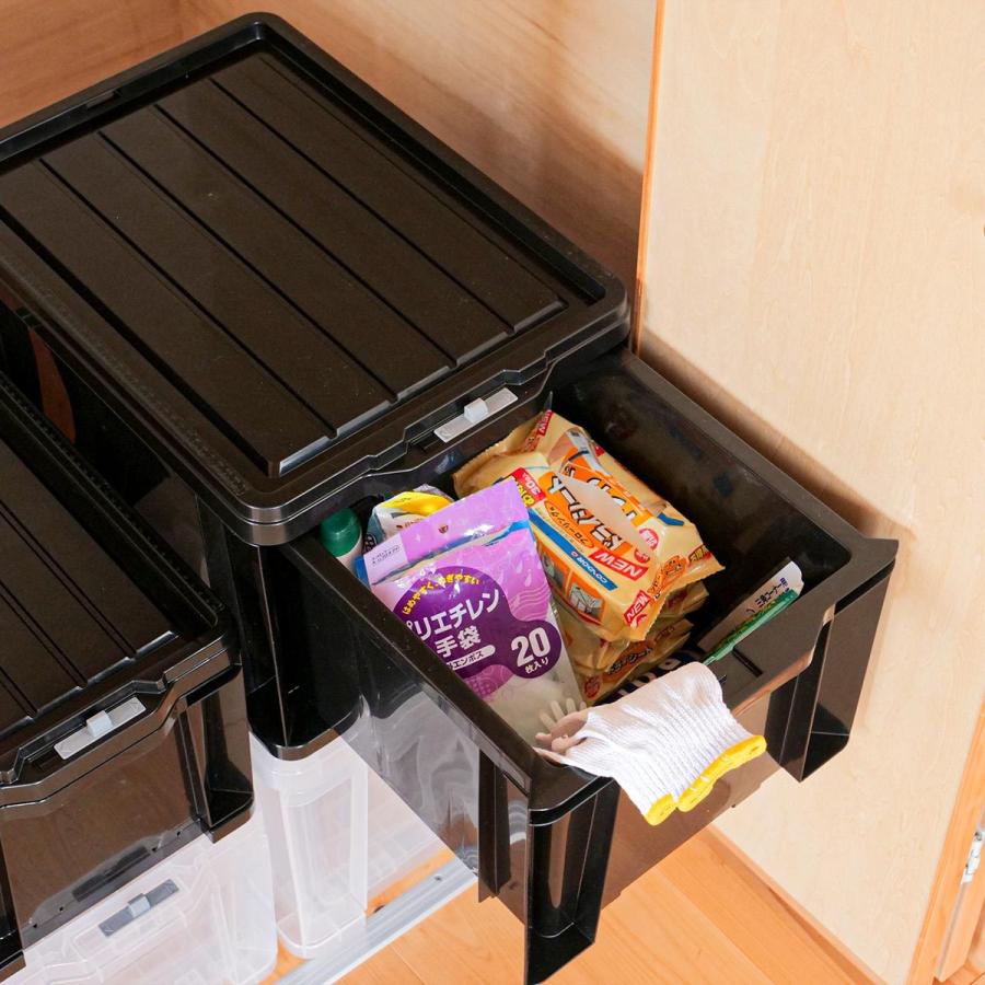 収納ケース 引き出し ロックストッカー45 収納 ケース ボックス コンテナ プラスチック 小物入れ 収納ボックス 日本製 小物収納 仕切り付き 60 Off ロック付き