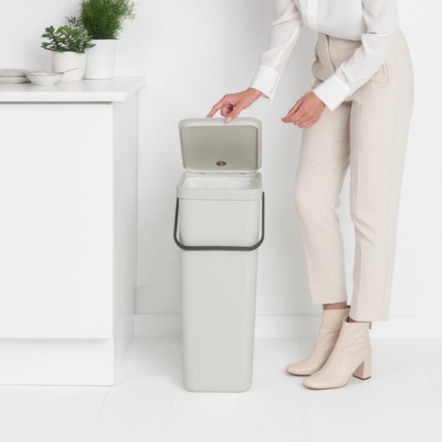 brabantia ゴミ箱 ブラバンシア 35L ふた付き 分別 brabantia（ブラバンシア） ゴミ箱 40L ソート＆ゴー ふた付き