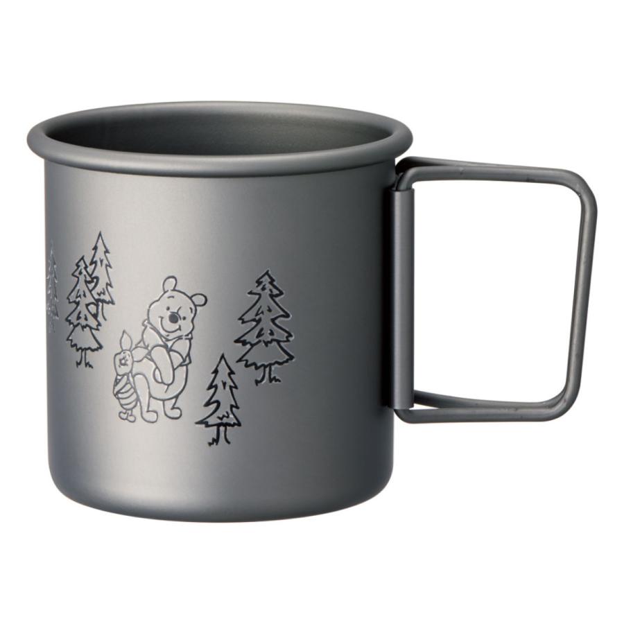 スケーター マグカップ 320ml 折りたたみハンドル付 くまのプーさん
