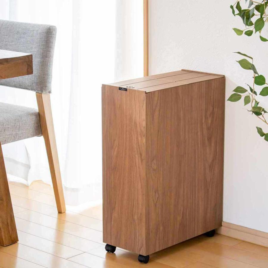木製 ゴミ箱 中サイズ30L専用 パタパタ扉 30リットルパッタンゴミ箱