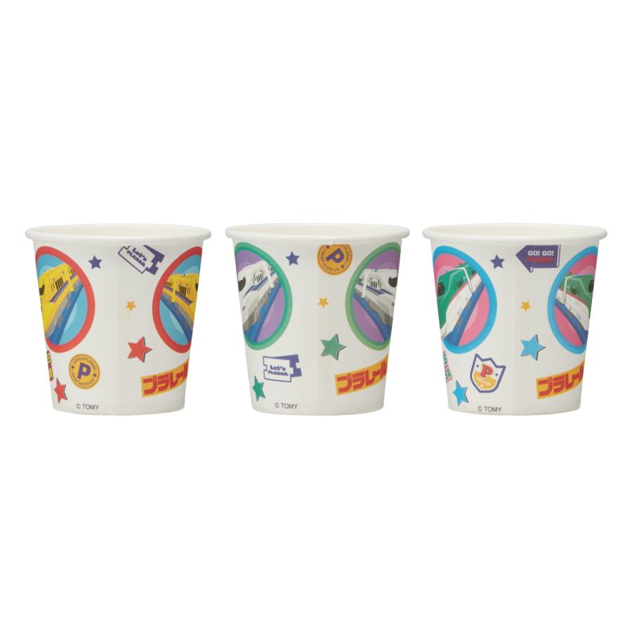 コンビニ受取対応商品 紙コップ 100ml プラレール 18個入 柄アソート 電車 新幹線 使い捨て紙コップ コップ カップ 使い捨て うがい 試飲 キャラクター Discoversvg Com