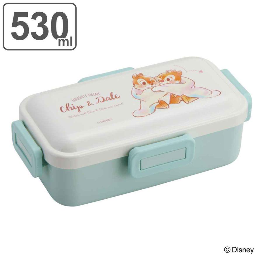 スケーター 弁当箱 1段 530ml 抗菌 ふわっと チップ&デール スケーター 弁当箱 1段 530ml 抗菌 ふわっと チップ&デール