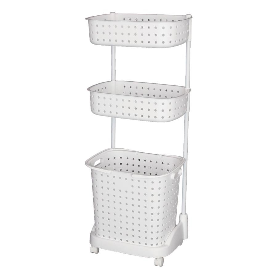 ランドリーバスケット レクエア 3段 （ ランドリー バスケット