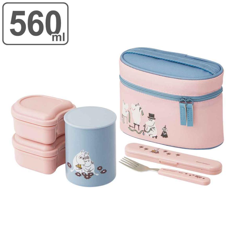 スケーター 弁当箱 保温 560ml 抗菌 保温ジャー付 ムーミン くすみ