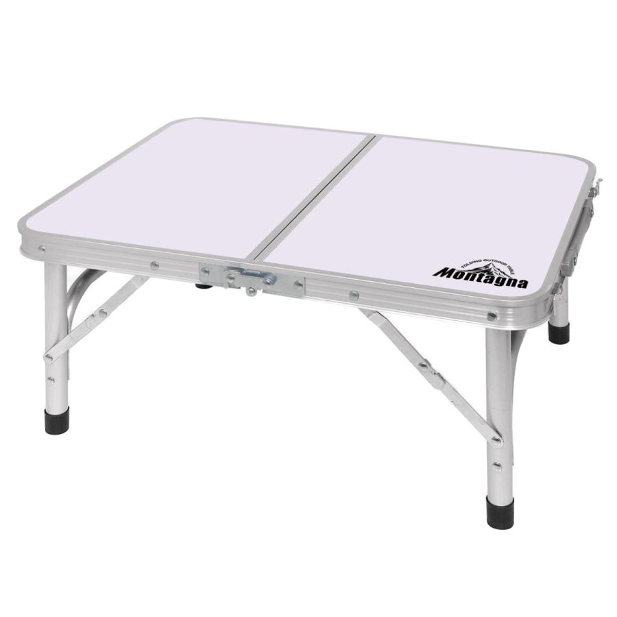 3点セット Montagna、クイックキャンプ折りたたみテーブル※高さ調整可能
